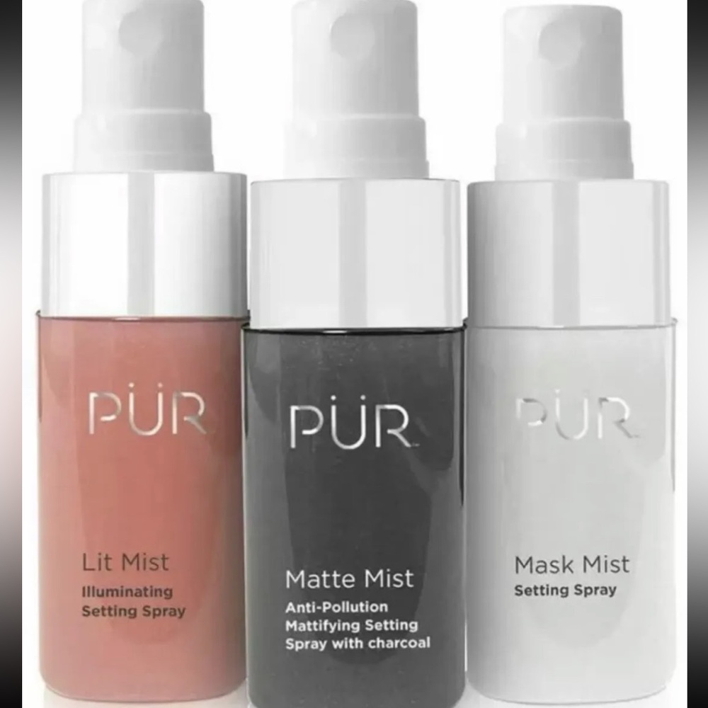 💛 PUR X CARE 3-Pc Facial Mist Set (Lit, Matte & Mask) NEW IN BOX! $22 Retail 💛
